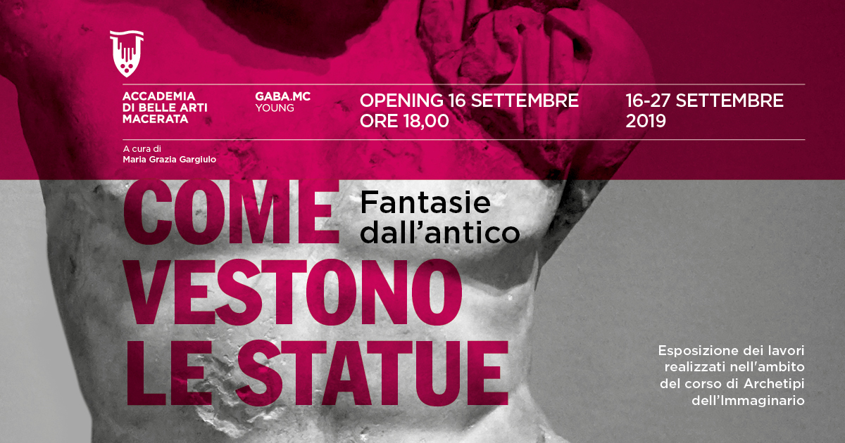 Come vestono le statue Fantasie dall’antico